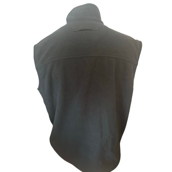 Duluth Trading Company Men’s Black XXL Full ZIP Fleece Vest - Picture 3 of 5